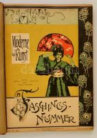 Moderne Kunst in Mesiter-Holzschnitten. 11. évf., 1896. Művészeti folyóirat lapszámai egybekötve, he...