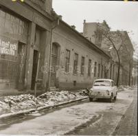 cca 1965 Budapest, X. kerület, kőbányai városképek, 21 db vintage negatív Keveházi János (?-?) budap...