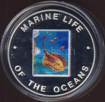 Uganda 2002. 1000Sh Ag multicolor "Tengeri élővilág - rája" T:PP