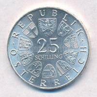 Ausztria 1964. 25Sch Ag "Franz Grillparzer" T:1-,2 
Austria 1964. 25 Schilling Ag "F...