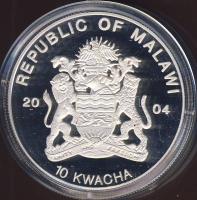 Malawi 2004. 10K Ag multicolor "Veszélyeztetett állatvilág - impala" T:PP