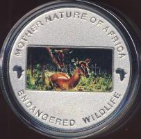 Malawi 2004. 10K Ag multicolor "Veszélyeztetett állatvilág - impala" T:PP
