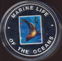 Uganda 2002. 1000Sh Ag multicolor "Tengeri élővilág - fóka" T:PP