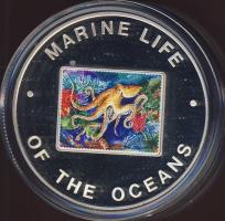 Uganda 2002. 1000Sh Ag multicolor "Tengeri élővilág - medúza" T:PP