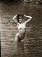 cca 1977 Mindenkinek van egy álma, szolidan erotikus felvételek, 15 db vintage negatív, 24x36 mm