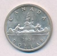 Kanada 1959. 1$ Ag "II. Erzsébet" T:2,2-
Canada 1959. 1 Dollar Ag "Elizabeth II&quot...