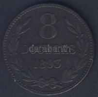 Guernsey 1893. 8D T:2/3 ph.