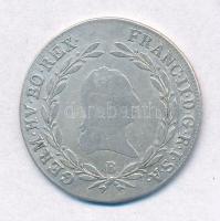 1804B 20Kr Ag "I. Ferenc" C:VF,F 
Huszár: 1964., Unger III.: 1375.a