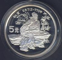 Kína 1987. 5Y Ag "Du Fu költő" T:PP