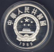 Kína 1989. 5Y Ag "Kublai Khan" T:PP