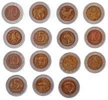 Szovjetunió 1991. 5R "Bagoly" + 1991. 5R "Hegyi kecske" + Oroszország 1992. 10R ...