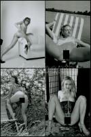 cca 1988 Modern nők, szolidan erotikus fényképek, 7 db mai nagyítás, 15x10 cm