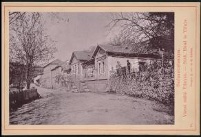 cca 1890 Selmecbánya, Városi Szálló Vihnyén. Keményhátú fotó / Hotel photo 16x12 cm