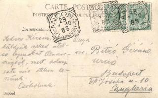 1929 Ancona, Via Cialdini dall'alto / street view, photo  (EK)