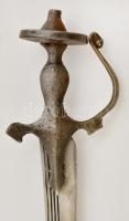 XX. sz. eleje: Indiai díszkard, kovácsolt pengével, pluss borítású hüvellyel / Begining of the XXth ...