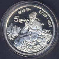 Kína 1990. 5Y Ag "Gyógyfüvész" T:PP