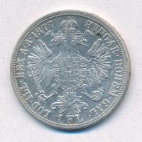Ausztria 1877. 1Fl Ag "Ferenc József" T:2- 
Austria 1877. 1 Florin Ag "Franz Joseph&...