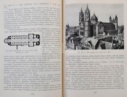 Major Máté: Építészettörténet 1-2. kötet. Bp., 1954-1955, Építésügyi-Műszaki. Kiadói egészvászon-köt...