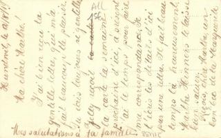 1919 Hundwil, street view with church. photo