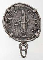 Római Birodalom / Róma / Hadrianus 134-138. Denár hamisítványa keretben T:2,2-
Roman Empire / Rome ...