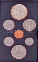 Kanada 1979. 1c-1$ (7xklf) forgalmi sor eredeti tokban, közte 1979. 1$ Ag "Griffon-hajó" T...
