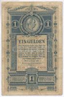 1882. 1Ft / 1G T:III- ly. Hungary 1882. 1 Forint / 1 Gulden C:VG hole 
Adamo G125