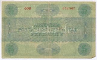 1919. 5K "OSZTRÁK-MAGYAR BANK BANKJEGYEIRE" T:III- szakadás