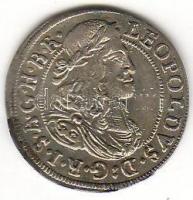 Österreich, 1682 Hall, 3 Kreuzer, Silber, K.M.624, Leopold I, Erh.: vz mit kleine RF / kiváló kicsi ...