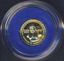 Kambodzsa 2001. 3000R Au "Angkor Vat" 1,2441g T:BU