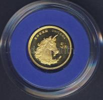 Kína/Népköztársaság 1996. 5Y Au "Unikornis" 1,5552g T:BU