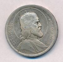 1938. 5P Ag Szent István T:1- kis patina Adamo P8.1