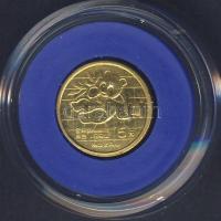 Kína/Népköztársaság 1989. 5Y Au "Panda" 1,5552g T:exBU k., enyhén hajlott
