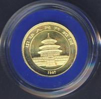 Kína/Népköztársaság 1997. 10Y Au "Panda" 3,1103g T:BU