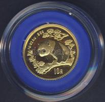 Kína/Népköztársaság 1997. 10Y Au "Panda" 3,1103g T:BU