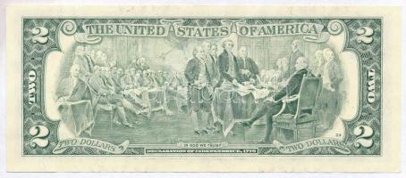 Amerikai Egyesült Államok 2005-2006. 2$ "Anna Escobedo Cabral - John William Snow" T:III s...