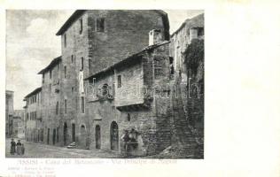 Assisi, Casa del Metastasio, Via Principe di Napoli / villa, street