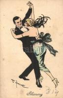 Shimmy / Dancing couple. H.Ch. Wien Nr. 055. s: Theodor Zasche