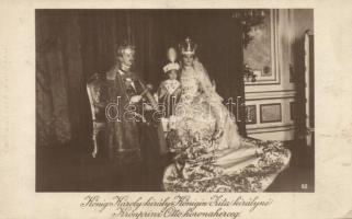 IV. Károly király, Zita királyné, Ottó koronaherceg / Charles I of Austria, Zita, Otto (EK)