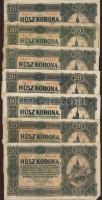 Kis korona tétel 1920. 10K (26x), 20K (20x), 50K (8x), 100K (1x) T:II/III,III,IV
