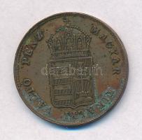 1848. 1kr Cu T:1-,2 patina
Adamo B1