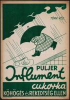 cca 1930 Puljer Influment cukorka reklám plakát, Kincs Lito., 33x23 cm
