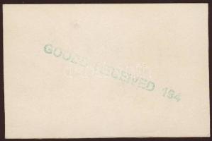 USA 1946. tábori kantin bón 10c-ről, feltehetően újnyomat T:I