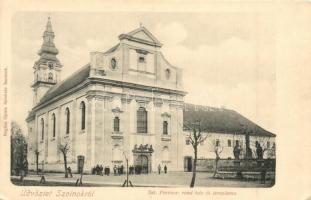 Szolnok, Szent Ferenc rendház és temploma. Ragács Gyula felvétele (EK)