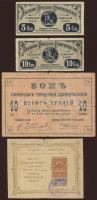 Orosz polgárháború kis gyűjtemény városi szükségpénzekből és bónokból, összesen 16db, 1918-1920-as évek eleje! R! T:I,II,III,III/IV