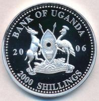 Uganda 2006. 2000Sh Ag "A labdarúgás halhatatlanjainak csarnoka - Olaszország 2000-es évek / Pa...
