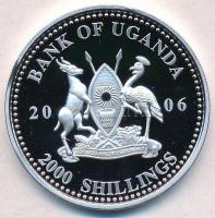 Uganda 2006. 2000Sh Ag "A labdarúgás halhatatlanjainak csarnoka - Anglia 1960-as évek / Jackie ...