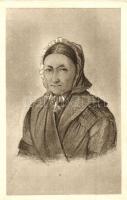 Petőfi-centenárium emlékére; Petőfi anyja, Hruz Mária 1842-ből. Rigler kiadása 308. sz. s: Madarász Victor