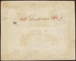 1847. 5G hamisítványa, hátlapon piros számozás, aláírás "139. Explr von No.2" T:II