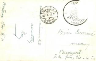 1940 Beszterce, Bistritz, Bistrita; photo "1940 Beszterce visszatért" So. Stpl (kis szakad...