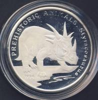 Afganisztán 1994. 500A Ag "Styracosaurus" T:PP